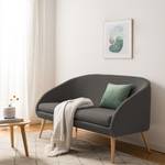 Sofa Volonne (2-Sitzer) Webstoff - Webstoff Nere: Grau