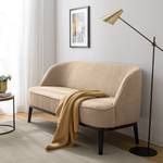 2,5-Sitzer Sofa Voiteur Webstoff - Webstoff Noela: Cappuccino