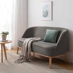 2,5-Sitzer Sofa Voiteur Webstoff - Webstoff Nere: Grau