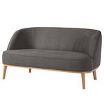 2,5-Sitzer Sofa Voiteur Webstoff - Webstoff Nere: Grau