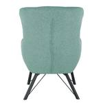 Fauteuil Newfield Geweven stof Voer: Lichtblauw