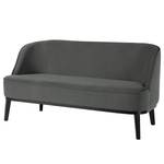 2,5-Sitzer Sofa Voiteur Microfaser - Microfaser Sela: Dunkelgrau