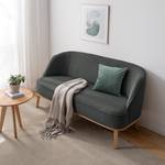 2,5-Sitzer Sofa Voiteur Webstoff - Webstoff Nere: Schwarz