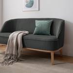 2,5-Sitzer Sofa Voiteur Webstoff - Webstoff Nere: Schwarz