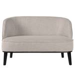 Sofa Voiteur (2-Sitzer) Webstoff - Webstoff Noela: Hellgrau