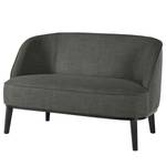 Sofa Voiteur (2-Sitzer) Webstoff - Webstoff Noela: Grau