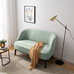 Sofa Voiteur (2-Sitzer) Webstoff - Webstoff Noela: Mintgrau