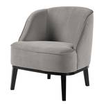 Fauteuil Voiteur microvezel - Microvezel Sela: Grijs