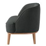 Sofa Voiteur (2-Sitzer) Webstoff - Webstoff Nere: Schwarz