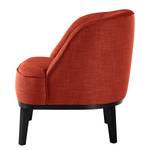 Fauteuil Voiteur Tissu - Tissu Noela: Rouge brique