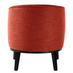 Fauteuil Voiteur Tissu - Tissu Noela: Rouge brique