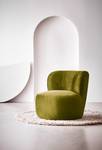 Fauteuil LOVELOCK fluweel - Velours Ravi: Avocado