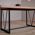 Eettafel Rokk Dine Eikenhouten look/zwart