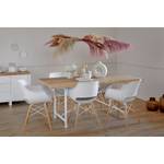 Table Craft Dine Imitation chêne / Blanc