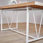 Eettafel Rokk Dine Eikenhouten look/wit