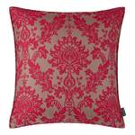 Housse de coussin Velasco Polyester / Viscose - Rouge - 40 x 40 cm