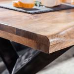 Eettafel Glenside massief mangohout/ijzer - Breedte: 200 cm