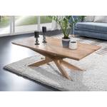 Table basse Herly Marron - Bois massif - 135 x 45 x 70 cm