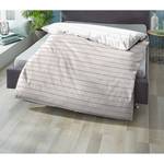 Housse de couette en satin mako 0636044 Satin mako - Marron clair - 200 x 200 cm