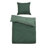 Parure de lit en satin 0069940 Satin - Vert - 155 x 200 cm + oreiller 80 x 80 cm