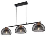 Hanglamp Vitiano II ijzer - 3 lichtbronnen - Zwart