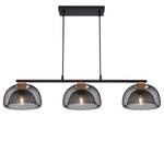 Hanglamp Vitiano II ijzer - 3 lichtbronnen - Zwart