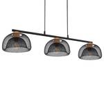 Hanglamp Vitiano II ijzer - 3 lichtbronnen - Zwart