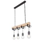 Suspension Ytrac I Fer / Pin massif - 4 ampoules