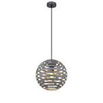 Suspension Caberta Fer - 1 ampoule - Gris