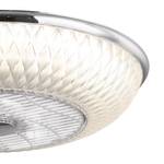LED-Deckenventilator Rosario II Acrylglas / Eisen - 1-flammig