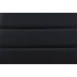 Chaise capitonnée Winsted Imitation cuir / Acier - Noir - Lot de 2