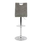 Chaises de bar Mansfield (lot de 2) Microfibre / Acier - Limon vintage