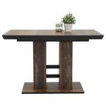 Table Gidy (extensible) Imitation vieux bois / Noir