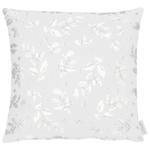 Coussin 3625 Polyester / Viscose - Blanc / Argenté