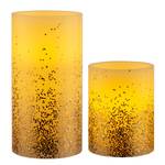 Bougies en cire Gold Glitter (lot de 2) Cire - 2 ampoules
