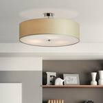 Plafondlamp Andria textielmix / staal - 3 lichtbronnen - Olijfgeel