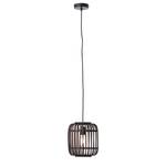 Hanglamp Woodrow bamboe / ijzer - 1 lichtbron