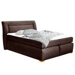 Letto boxspring Mayville Marrone scuro - 180 x 200cm