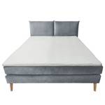 Lit boxspring Hometown Gris lumineux - 180 x 200cm