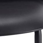 Chaises Borny I (lot de 2) Matière plastique - Fer - Noir