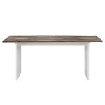 Eettafel Nesle grenenhout/wit - Breedte: 180 cm