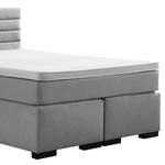 Lit boxspring Swanston Gris lumineux - 140 x 200cm