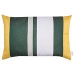 Housse de coussin Modern Stripe Tissu mélangé - Vert