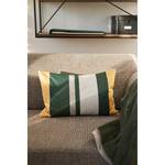 Housse de coussin Modern Stripe Tissu mélangé - Vert