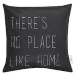 Housse de coussin No Place Coton - Vert foncé