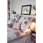 Housse de coussin Knitted Tree Coton - Gris