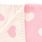 Couverture bébé Cœurs Rose foncé