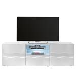 Meuble TV Wellston II Blanc brillant