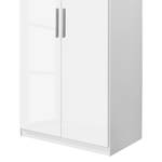 Armoire Rosario Blanc brillant - Largeur : 91 cm