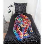 Parure de lit Panthère Coton - Multicolore - 135 x 200 cm + oreiller 80 x 80 cm